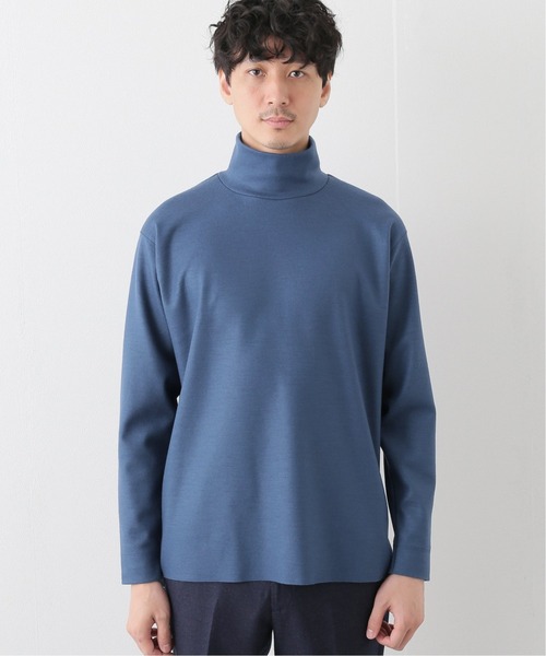 EDIFICE（エディフィス）の「ウール ジャージー ハイネック（Tシャツ/カットソー・メンズ・ブラック系その他/ブラウン系その他/サックスブルー・MEDIUM/SMALL/LARGE）」の5枚目の写真