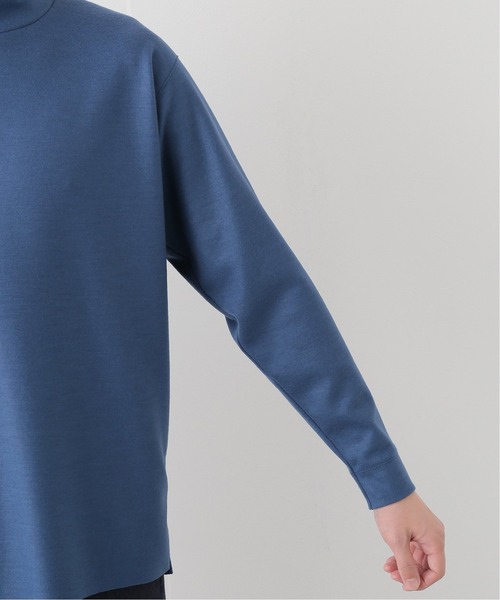 EDIFICE（エディフィス）の「ウール ジャージー ハイネック（Tシャツ/カットソー・メンズ・ブラック系その他/ブラウン系その他/サックスブルー・MEDIUM/SMALL/LARGE）」の10枚目の写真