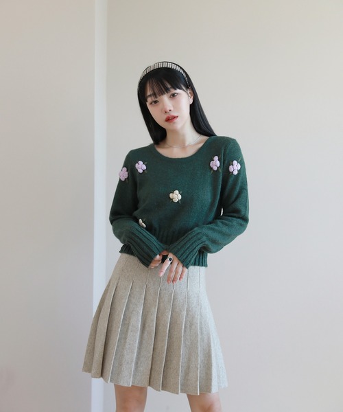 by muni:r（バイ ムニール）の「ハイティーン ムード  ハウンド チェック ヘアバンド（カチューシャ・レディース・ブラウン/アイボリー/ブラウン系その他・ONE SIZE）」の6枚目の写真