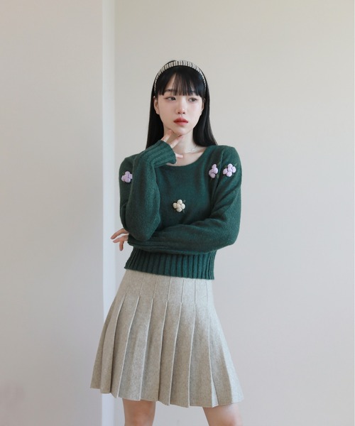 by muni:r（バイ ムニール）の「ハイティーン ムード  ハウンド チェック ヘアバンド（カチューシャ・レディース・ブラウン/アイボリー/ブラウン系その他・ONE SIZE）」の4枚目の写真