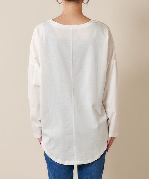 SHENERY（シーナリー）の「シルケットカットソー（Tシャツ/カットソー・レディース・オフホワイト・FREE）」の5枚目の写真