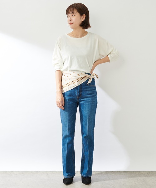 SHENERY（シーナリー）の「シルケットカットソー（Tシャツ/カットソー・レディース・オフホワイト・FREE）」の18枚目の写真