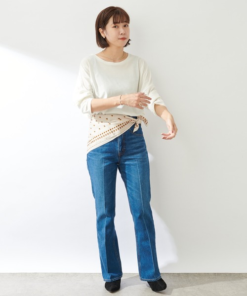 SHENERY（シーナリー）の「シルケットカットソー（Tシャツ/カットソー・レディース・オフホワイト・FREE）」の14枚目の写真