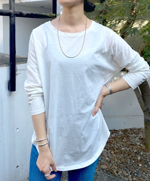 SHENERY（シーナリー）の「シルケットカットソー（Tシャツ/カットソー・レディース・オフホワイト・FREE）」の13枚目の写真