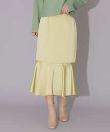 NATURAL BEAUTY BASIC | サテンマーメイドスカート(スカート)