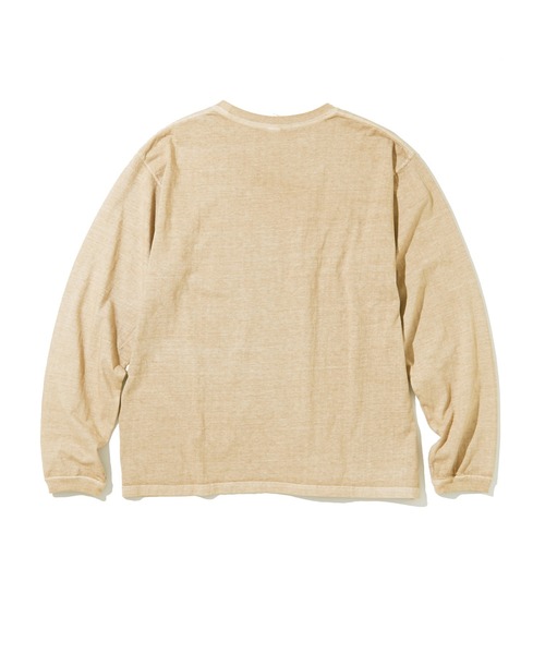 Good On（グッドオン）の「GOOD ON　L/SポケットTシャツ GOLT1306（Tシャツ/カットソー・メンズ・ネイビー/杢グレー/モカ/ライトパープル・S/M/L/XL）」の13枚目の写真
