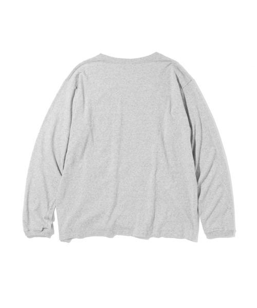 Good On（グッドオン）の「GOOD ON　L/SポケットTシャツ GOLT1306（Tシャツ/カットソー・メンズ・ネイビー/杢グレー/モカ/ライトパープル・S/M/L/XL）」の10枚目の写真