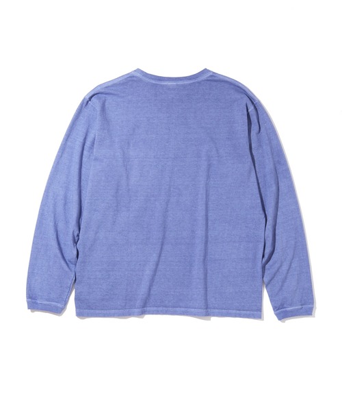 Good On（グッドオン）の「GOOD ON　L/SポケットTシャツ GOLT1306（Tシャツ/カットソー・メンズ・ネイビー/杢グレー/モカ/ライトパープル・S/M/L/XL）」の16枚目の写真