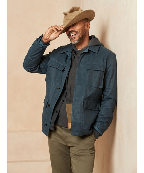 Banana Republic（バナナリパブリック）の「ブラッシュド ワッフルニット フーディー（パーカー・メンズ・ホワイト/チャコールグレー/ネイビー/ワイン/ブラウン・L/S/M/XL）」の3枚目の写真