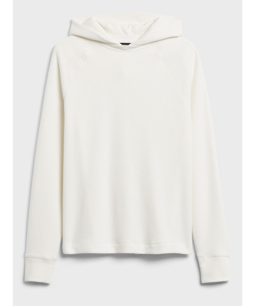 Banana Republic（バナナリパブリック）の「ブラッシュド ワッフルニット フーディー（パーカー・メンズ・ホワイト/チャコールグレー/ネイビー/ワイン/ブラウン・L/S/M/XL）」の14枚目の写真