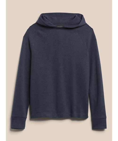 Banana Republic（バナナリパブリック）の「ブラッシュド ワッフルニット フーディー（パーカー・メンズ・ホワイト/チャコールグレー/ネイビー/ワイン/ブラウン・L/S/M/XL）」の15枚目の写真