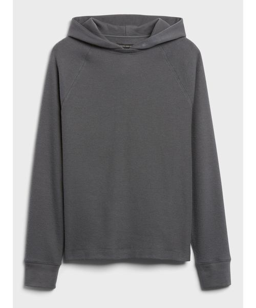 Banana Republic（バナナリパブリック）の「ブラッシュド ワッフルニット フーディー（パーカー・メンズ・ホワイト/チャコールグレー/ネイビー/ワイン/ブラウン・L/S/M/XL）」の16枚目の写真