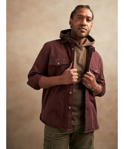 Banana Republic（バナナリパブリック）の「ブラッシュド ワッフルニット フーディー（パーカー・メンズ・ホワイト/チャコールグレー/ネイビー/ワイン/ブラウン・L/S/M/XL）」の6枚目の写真