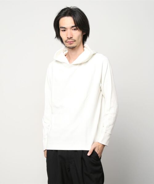 Banana Republic（バナナリパブリック）の「ブラッシュド ワッフルニット フーディー（パーカー・メンズ・ホワイト/チャコールグレー/ネイビー/ワイン/ブラウン・L/S/M/XL）」の18枚目の写真