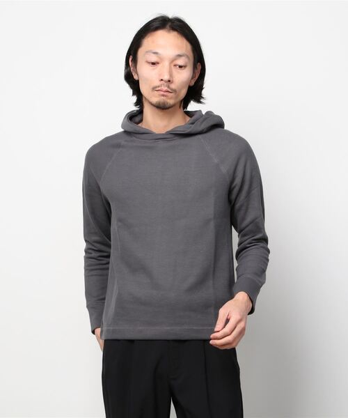 Banana Republic（バナナリパブリック）の「ブラッシュド ワッフルニット フーディー（パーカー・メンズ・ホワイト/チャコールグレー/ネイビー/ワイン/ブラウン・L/S/M/XL）」の19枚目の写真