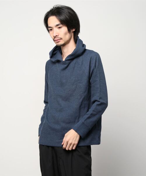 Banana Republic（バナナリパブリック）の「ブラッシュド ワッフルニット フーディー（パーカー・メンズ・ホワイト/チャコールグレー/ネイビー/ワイン/ブラウン・L/S/M/XL）」の21枚目の写真