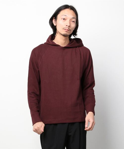 Banana Republic（バナナリパブリック）の「ブラッシュド ワッフルニット フーディー（パーカー・メンズ・ホワイト/チャコールグレー/ネイビー/ワイン/ブラウン・L/S/M/XL）」の22枚目の写真