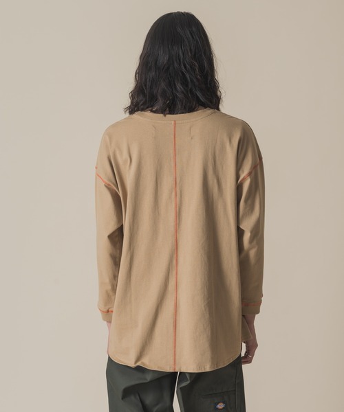 BIG BILL(ビッグビル)の「【mina11月掲載商品】【 BIG BILL / ビッグビル 】ラウンドステッチカットソー X59391D BNU(Tシャツ/カットソー・メンズ・オフホワイト/ベージュ/ネイビー・L/M)」の18枚目の写真