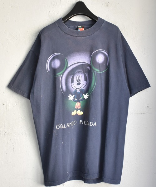 セール ヴィンテージ古着 90 S Mickey ミッキー プリント Tシャツ Tシャツ カットソー Mickey Mouse ミッキーマウス のファッション通販 Zozotown