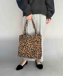 histoire | ジャガードスクエアトートバッグ(ショルダーバッグ)