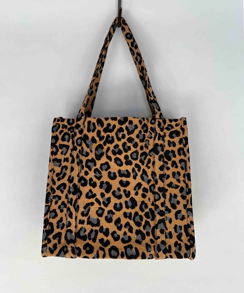 histoire（イストワール）の「ジャガードスクエアトートバッグ（ショルダーバッグ・レディース・ブラウン/キャメル・FREE）」の7枚目の写真