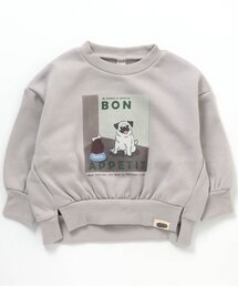 apres les cours | 3柄アニマルグラフィックトレーナー(スウェット)