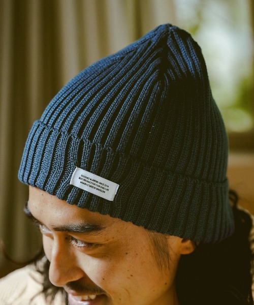 BAYFLOW（ベイフロー）の「ニットワッチ（ニットキャップ/ビーニー・メンズ・ホワイト/ブラック/ブラウン/グレー/アクア・FREE）」の5枚目の写真