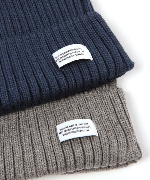 BAYFLOW（ベイフロー）の「ニットワッチ（ニットキャップ/ビーニー・メンズ・ホワイト/ブラック/ブラウン/グレー/アクア・FREE）」の16枚目の写真