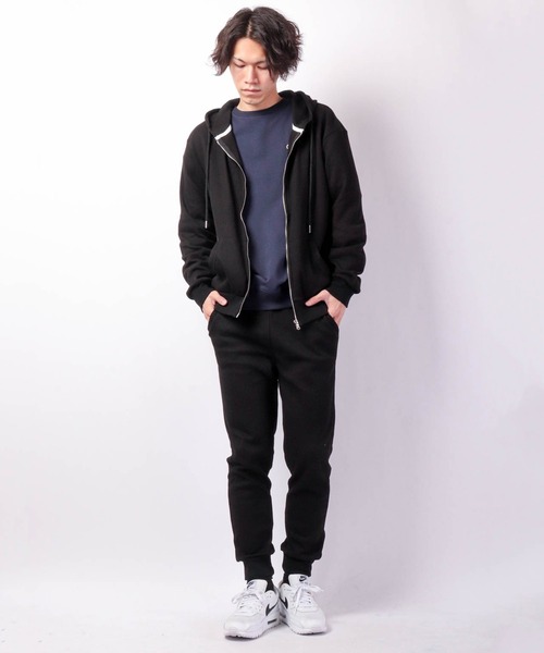 FUNALIVE(ファンアライブ)の「セットアップ ワッフル生地zipパーカー(パーカー・メンズ・ブラック/キャメル・L/S/M/XL)」の14枚目の写真