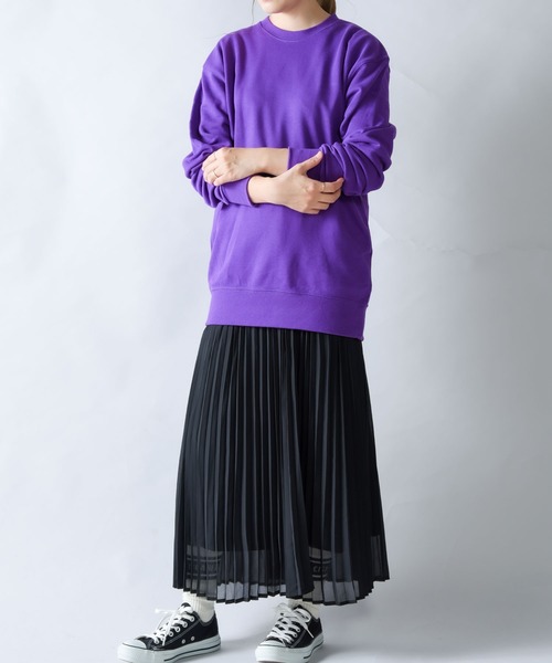 Printstar(プリントスター)の「2-9.7oz Standard TOMS Sweat Shirts 9.7オンス/スタンダード/トムス/トレーナー/ビビットカラー【Maison Select -メゾンセレクト- 】(スウェット・レディース・ライトブルー/ロイヤルブルー/バイオレット/イエロー/ライトイエロー/ピンク/ライトピンク/レッド・M/L/XL/S)」の4枚目の写真