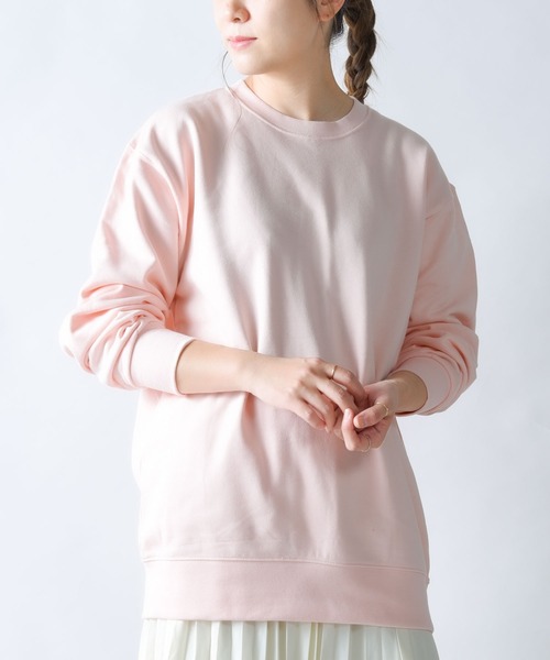 Printstar(プリントスター)の「2-9.7oz Standard TOMS Sweat Shirts 9.7オンス/スタンダード/トムス/トレーナー/ビビットカラー【Maison Select -メゾンセレクト- 】(スウェット・レディース・ライトブルー/ロイヤルブルー/バイオレット/イエロー/ライトイエロー/ピンク/ライトピンク/レッド・M/L/XL/S)」の8枚目の写真