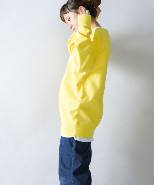 Printstar(プリントスター)の「2-9.7oz Standard TOMS Sweat Shirts 9.7オンス/スタンダード/トムス/トレーナー/ビビットカラー【Maison Select -メゾンセレクト- 】(スウェット・レディース・ライトブルー/ロイヤルブルー/バイオレット/イエロー/ライトイエロー/ピンク/ライトピンク/レッド・M/L/XL/S)」の5枚目の写真