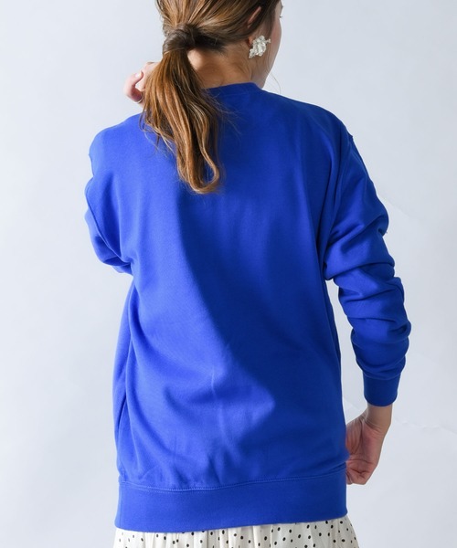 Printstar(プリントスター)の「2-9.7oz Standard TOMS Sweat Shirts 9.7オンス/スタンダード/トムス/トレーナー/ビビットカラー【Maison Select -メゾンセレクト- 】(スウェット・レディース・ライトブルー/ロイヤルブルー/バイオレット/イエロー/ライトイエロー/ピンク/ライトピンク/レッド・M/L/XL/S)」の13枚目の写真