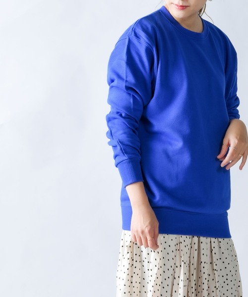 Printstar(プリントスター)の「2-9.7oz Standard TOMS Sweat Shirts 9.7オンス/スタンダード/トムス/トレーナー/ビビットカラー【Maison Select -メゾンセレクト- 】(スウェット・レディース・ライトブルー/ロイヤルブルー/バイオレット/イエロー/ライトイエロー/ピンク/ライトピンク/レッド・M/L/XL/S)」の14枚目の写真