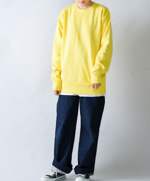 Printstar(プリントスター)の「2-9.7oz Standard TOMS Sweat Shirts 9.7オンス/スタンダード/トムス/トレーナー/ビビットカラー【Maison Select -メゾンセレクト- 】(スウェット・レディース・ライトブルー/ロイヤルブルー/バイオレット/イエロー/ライトイエロー/ピンク/ライトピンク/レッド・M/L/XL/S)」の18枚目の写真