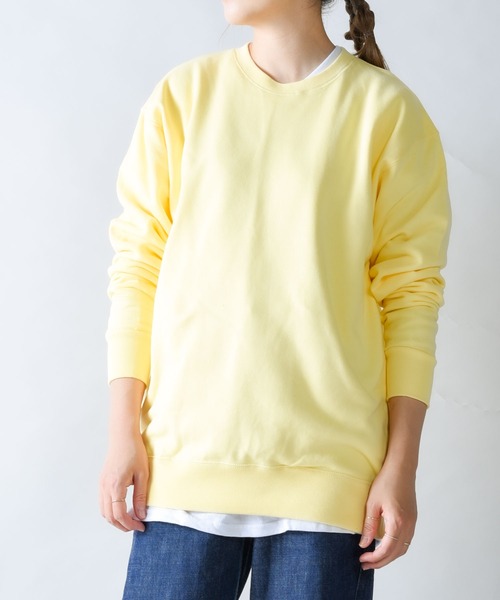 Printstar(プリントスター)の「2-9.7oz Standard TOMS Sweat Shirts 9.7オンス/スタンダード/トムス/トレーナー/ビビットカラー【Maison Select -メゾンセレクト- 】(スウェット・レディース・ライトブルー/ロイヤルブルー/バイオレット/イエロー/ライトイエロー/ピンク/ライトピンク/レッド・M/L/XL/S)」の21枚目の写真