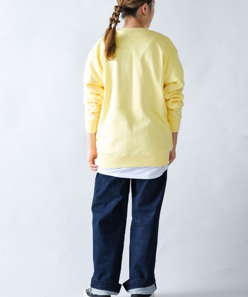 Printstar(プリントスター)の「2-9.7oz Standard TOMS Sweat Shirts 9.7オンス/スタンダード/トムス/トレーナー/ビビットカラー【Maison Select -メゾンセレクト- 】(スウェット・レディース・ライトブルー/ロイヤルブルー/バイオレット/イエロー/ライトイエロー/ピンク/ライトピンク/レッド・M/L/XL/S)」の22枚目の写真