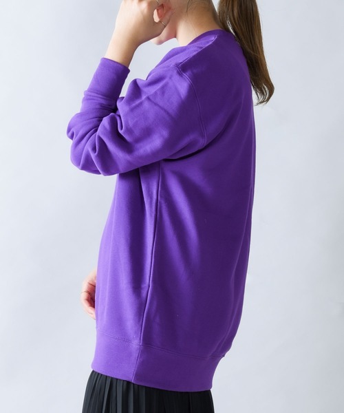 Printstar(プリントスター)の「2-9.7oz Standard TOMS Sweat Shirts 9.7オンス/スタンダード/トムス/トレーナー/ビビットカラー【Maison Select -メゾンセレクト- 】(スウェット・レディース・ライトブルー/ロイヤルブルー/バイオレット/イエロー/ライトイエロー/ピンク/ライトピンク/レッド・M/L/XL/S)」の15枚目の写真