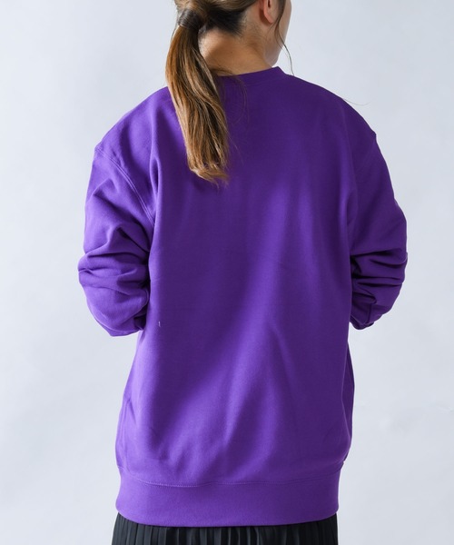 Printstar(プリントスター)の「2-9.7oz Standard TOMS Sweat Shirts 9.7オンス/スタンダード/トムス/トレーナー/ビビットカラー【Maison Select -メゾンセレクト- 】(スウェット・レディース・ライトブルー/ロイヤルブルー/バイオレット/イエロー/ライトイエロー/ピンク/ライトピンク/レッド・M/L/XL/S)」の16枚目の写真