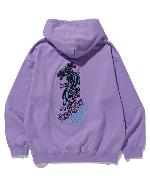 XLARGE（エクストララージ）の「MAD PANTHER PULLOVER HOODED SWEAT（パーカー・メンズ・ホワイト/グリーン/ライトパープル・S/M/L/XL）」の15枚目の写真