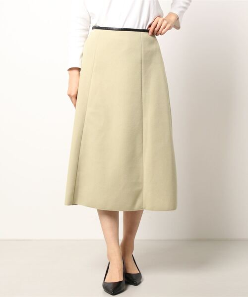 Te chichi（テチチ）の「ジャージメルトンフレアスカート（スカート・レディース・オフホワイト/イエロー/モカ・SMALL/MEDIUM）」の7枚目の写真