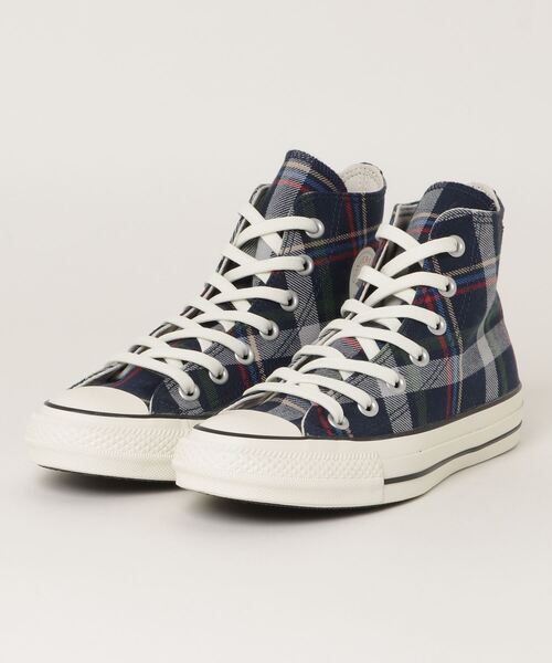 ブランド古着 チェック柄ハイカットスニーカー スニーカー Converse コンバース のファッション通販 Zozoused