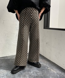 ジャガードニットパンツ【ZOZOTOWN限定アイテム】