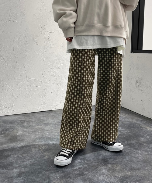 apres jour mignon（アプレジュールミニョン）の「ジャガードニットパンツ【ZOZOTOWN限定アイテム】（その他パンツ・レディース・ブラック系その他/ダークブルー/ブラウン系その他・SMALL/X-LARGE/MEDIUM）」の12枚目の写真