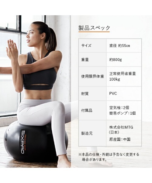 SIXPAD（シックスパット）の「SIXPAD Balance Ball シックス
