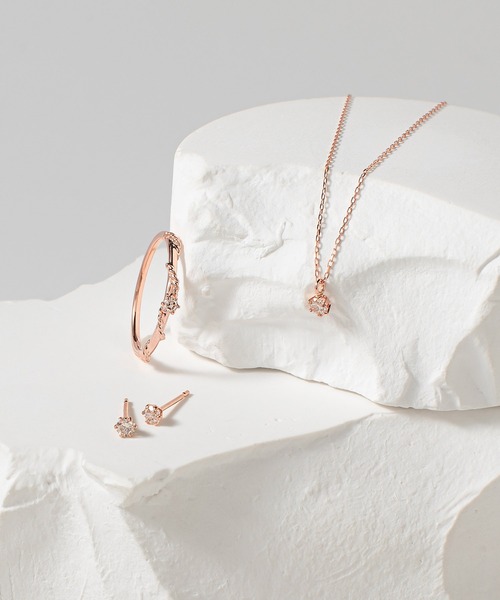 K10 ピンクゴールド ダイヤモンド リング ESTELLE/エステール WEB限定