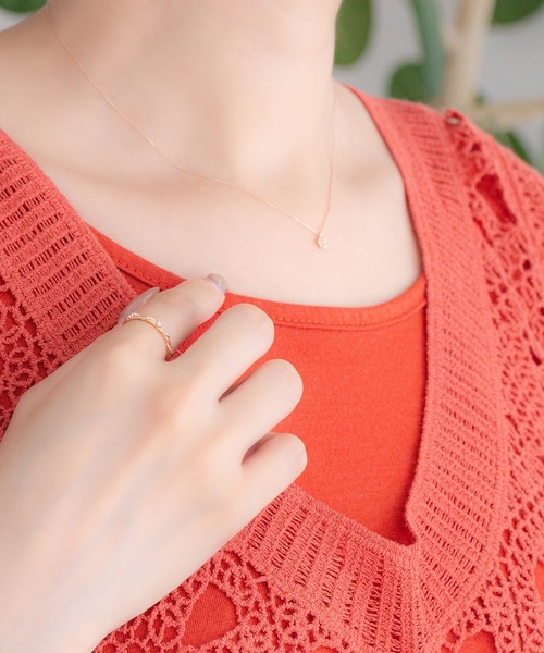 K10 ピンクゴールド ダイヤモンド リング ESTELLE/エステール WEB限定