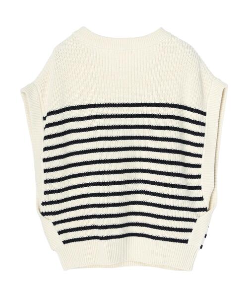 AMERICAN HOLIC(アメリカンホリック)の「クルーネック片畦ニットベスト(ベスト・レディース・その他7/ブラック・L/M)」の22枚目の写真