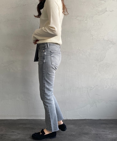 upperhights（アッパーハイツ）の「[upper hights/アッパーハイツ] THE SERENA スリムストレート グレーデニム（デニムパンツ・レディース・グレー・24/22/23）」の3枚目の写真