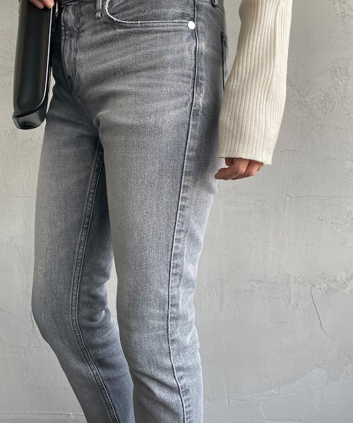 upperhights（アッパーハイツ）の「[upper hights/アッパーハイツ] THE SERENA スリムストレート グレーデニム（デニムパンツ・レディース・グレー・24/22/23）」の16枚目の写真